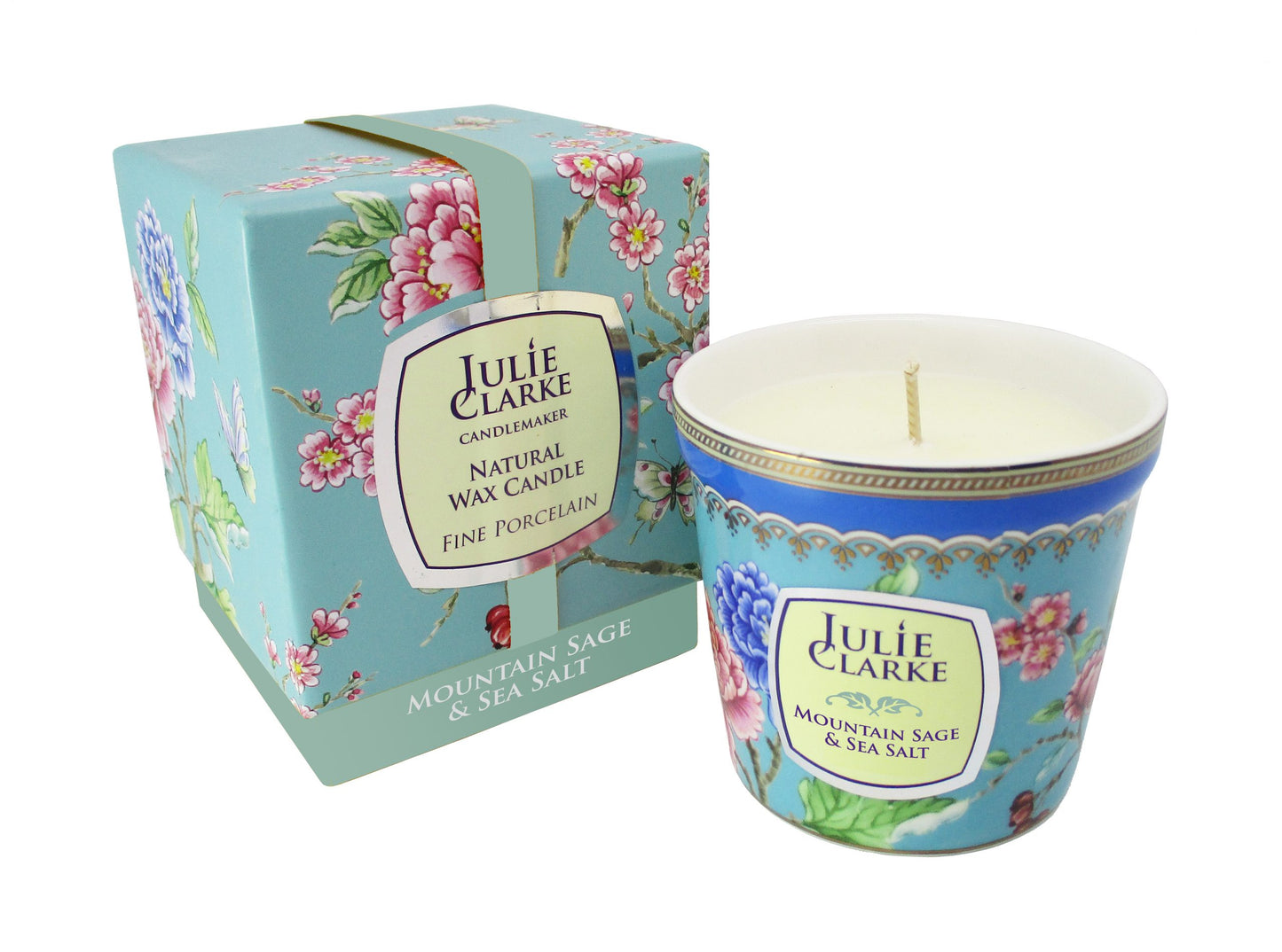 Julie Clarke Mountain Sage And Sea Salt Botanic Candle